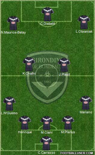 FC Girondins de Bordeaux Formation 2012