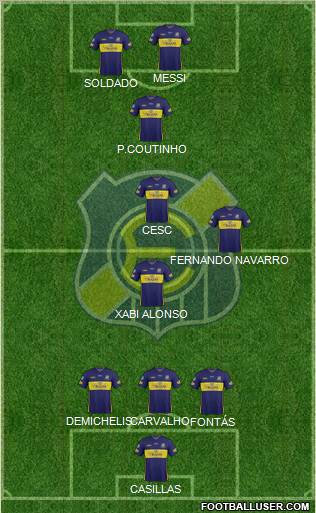 CD Everton de Viña del Mar S.A.D.P. Formation 2012