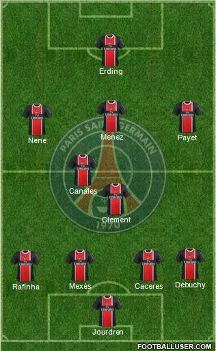 Paris Saint-Germain Formation 2012