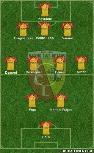 Racing Club de Lens Formation 2012