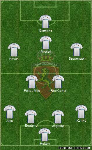 R. Zaragoza S.A.D. Formation 2012