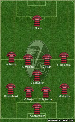 SC Freiburg Formation 2012