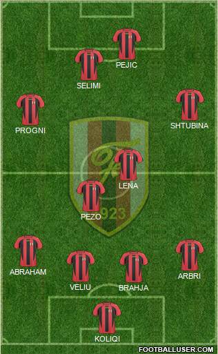 KS Flamurtari Vlorë Formation 2012