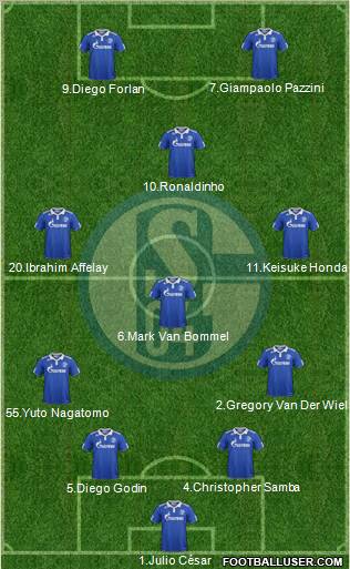 FC Schalke 04 Formation 2012