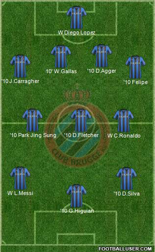 Club Brugge KV Formation 2012