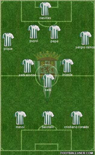 Córdoba C.F., S.A.D. Formation 2012