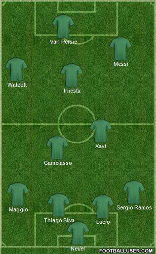 Pro Evolution Soccer Team Formation 2012