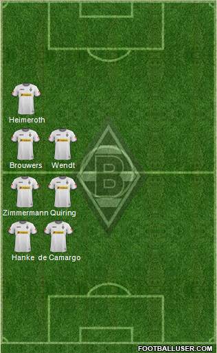 Borussia Mönchengladbach Formation 2012