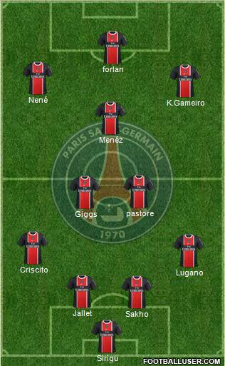 Paris Saint-Germain Formation 2012