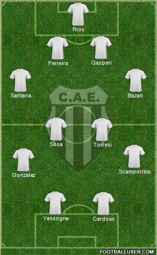 Estudiantes de Buenos Aires Formation 2012