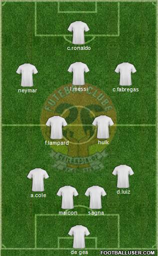 26 de Outubro FC Formation 2012