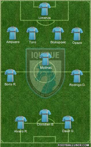 CD Municipal Iquique S.A.D.P. Formation 2012