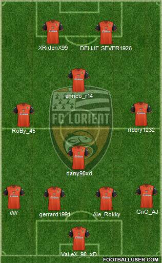 FC Lorient Bretagne Sud Formation 2012
