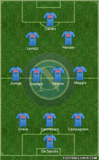 Napoli Formation 2012