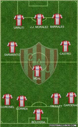 Unión de Santa Fe Formation 2012