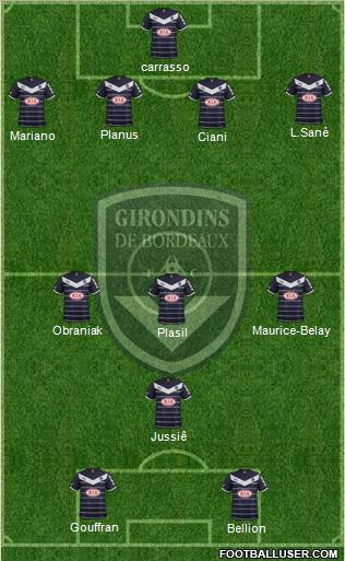 FC Girondins de Bordeaux Formation 2012