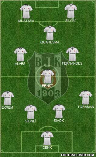 Besiktas JK Formation 2012