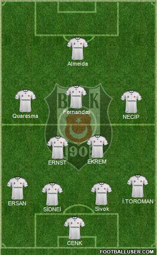 Besiktas JK Formation 2012