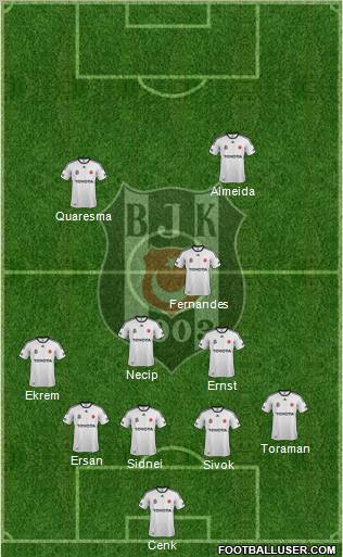 Besiktas JK Formation 2012