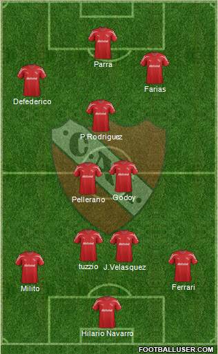 Independiente Formation 2012