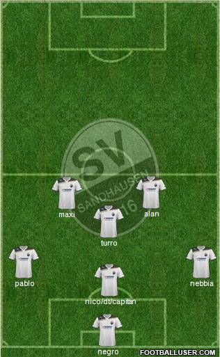SV Sandhausen Formation 2012