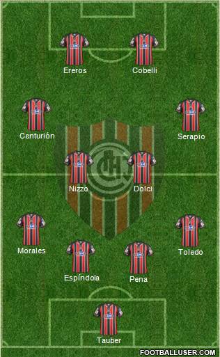Chacarita Juniors Formation 2012