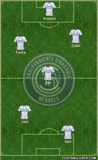 Independiente Rivadavia de Mendoza Formation 2012