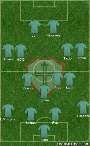 A Portuguesa Londrinense Formation 2012