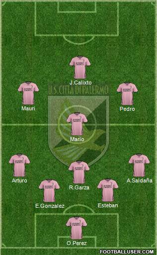 Città di Palermo Formation 2012