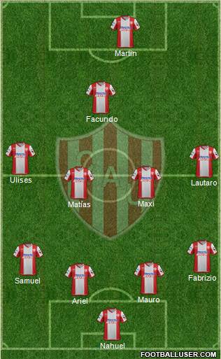 Unión de Santa Fe Formation 2012
