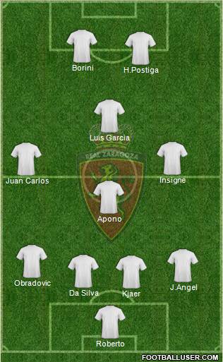 R. Zaragoza S.A.D. Formation 2012