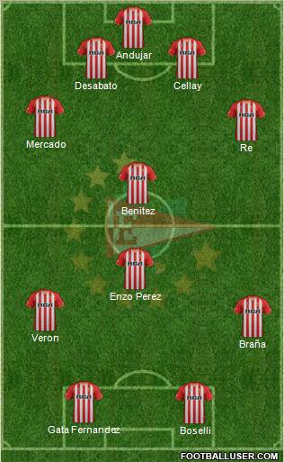 Estudiantes de La Plata Formation 2012