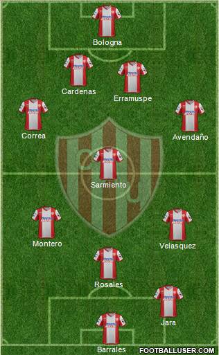 Unión de Santa Fe Formation 2012