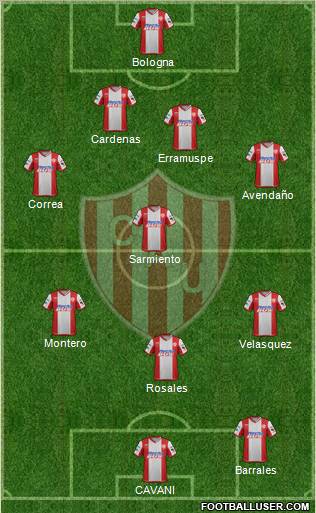 Unión de Santa Fe Formation 2012