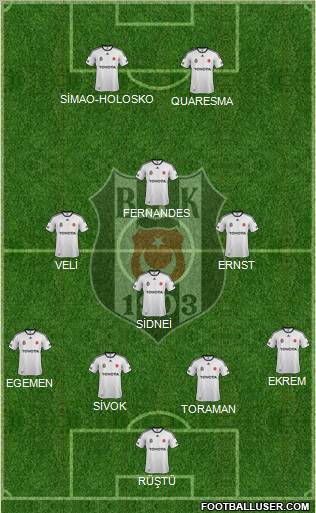 Besiktas JK Formation 2012