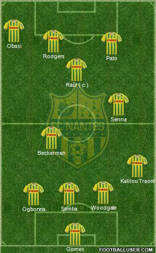 FC Nantes Formation 2012