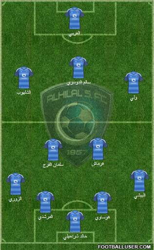 Al-Hilal (KSA) Formation 2012