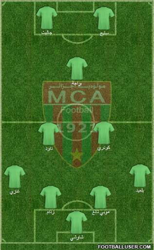 Mouloudia Club d'Alger Formation 2012