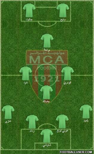 Mouloudia Club d'Alger Formation 2012