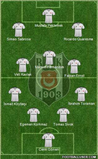 Besiktas JK Formation 2012