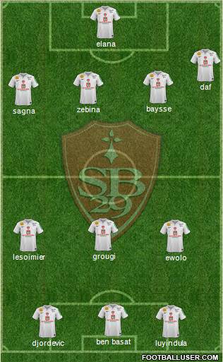 Stade Brestois 29 Formation 2012