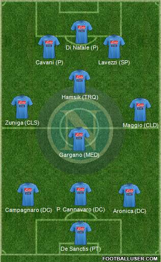 Napoli Formation 2012