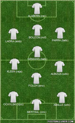 Pro Evolution Soccer Team Formation 2012