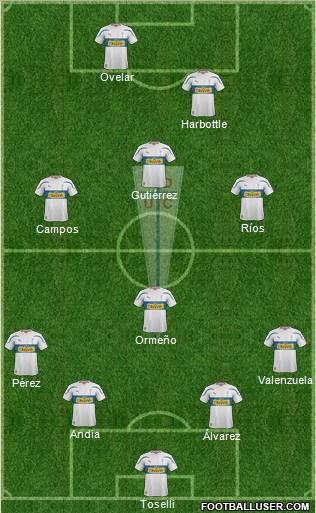 CD Universidad Católica Formation 2012