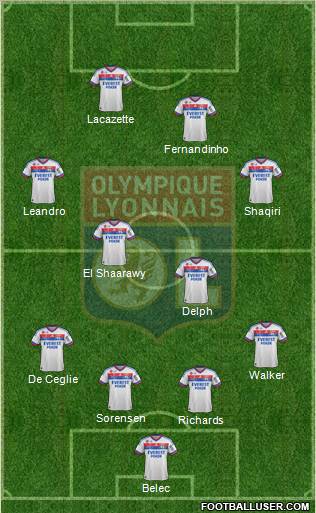 Olympique Lyonnais Formation 2012