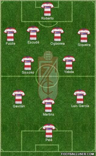 Granada C.F. Formation 2012