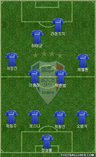 Suwon Samsung Blue Wings Formation 2012