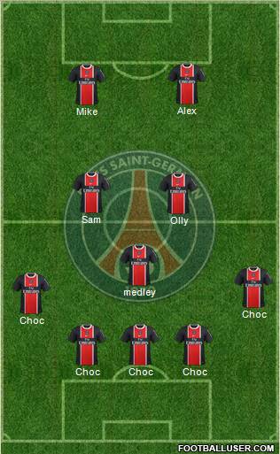 Paris Saint-Germain Formation 2012