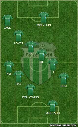 FC Levadia Tallinn Formation 2012