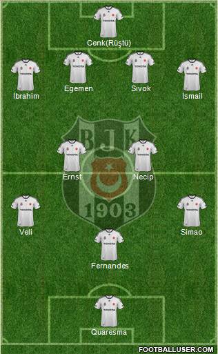 Besiktas JK Formation 2012